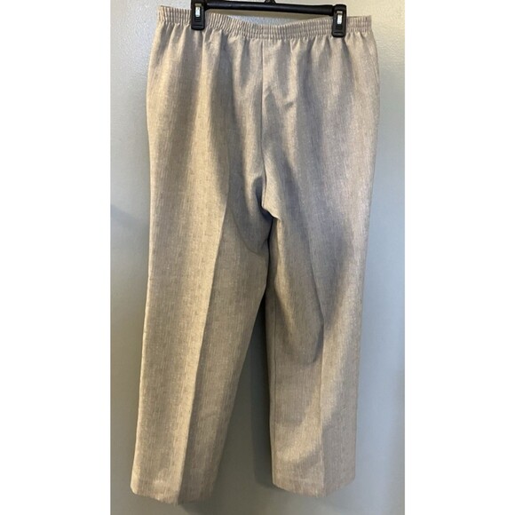 Alfred Dunner Dress Pants Womens Size 12 Gray Pockets Pull On Stretch Waist - Picture 6 of 6